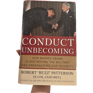 Conduct Unbecoming Robert Patterson 1st Ed 1st Printing Politics History